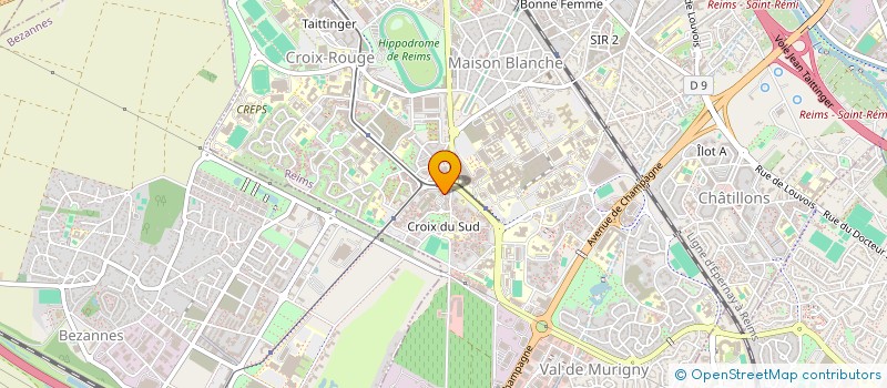 localisation de l'entreprise MONSIEUR CEDRIC CLOSQUINET  REIMS