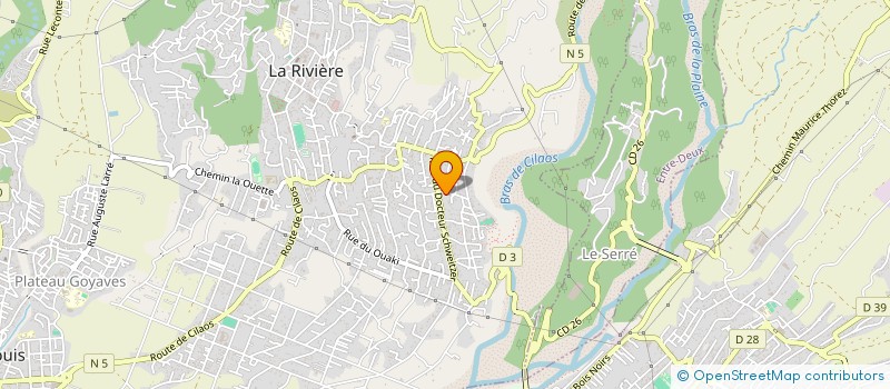 localisation de l'entreprise MONSIEUR CEDRIC CLOTAGATIDE  SAINT-LOUIS