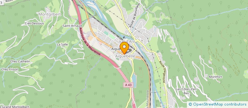 localisation de l'entreprise MONSIEUR CEDRIC CLUZEL  VAL-D'ARC