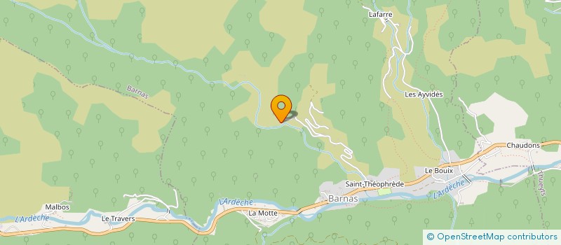 localisation de l'entreprise MONSIEUR CEDRIC CLUZEL  BARNAS