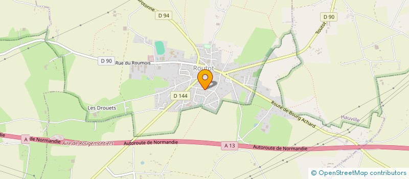 localisation de l'entreprise MONSIEUR CEDRIC COIFFIER  ROUTOT