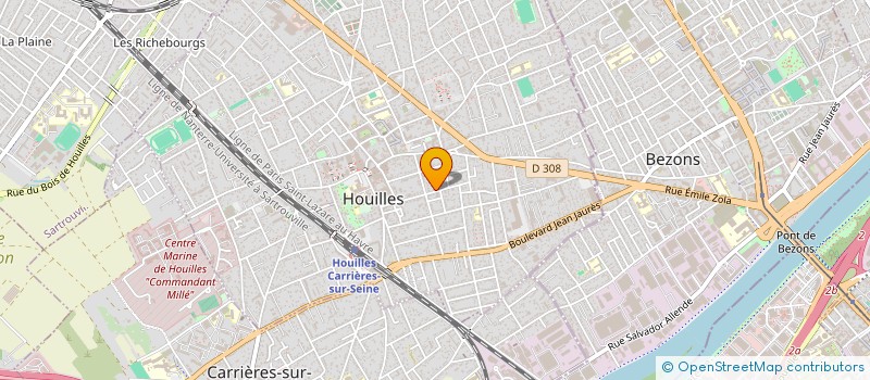 localisation de l'entreprise MONSIEUR CEDRIC COLLET  HOUILLES