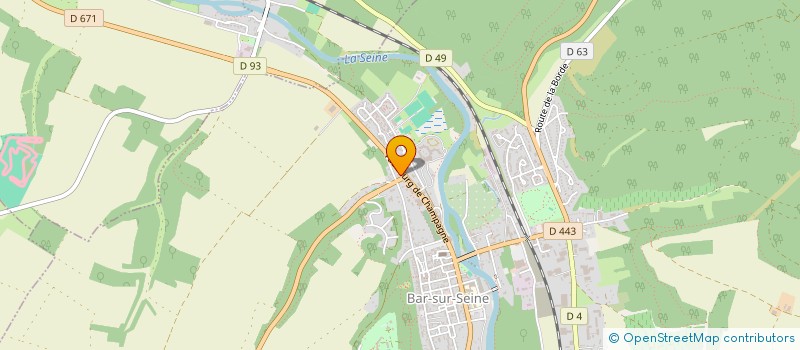 localisation de l'entreprise MONSIEUR CEDRIC COLLIN  BAR-SUR-SEINE