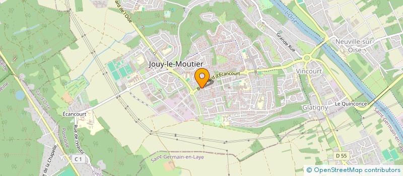 localisation de l'entreprise MONSIEUR CEDRIC COLOMBINE  JOUY-LE-MOUTIER