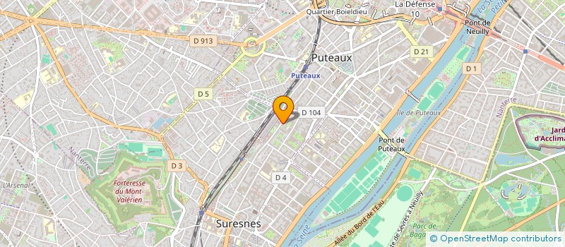 localisation de l'entreprise MONSIEUR CEDRIC COMBES à SURESNES
