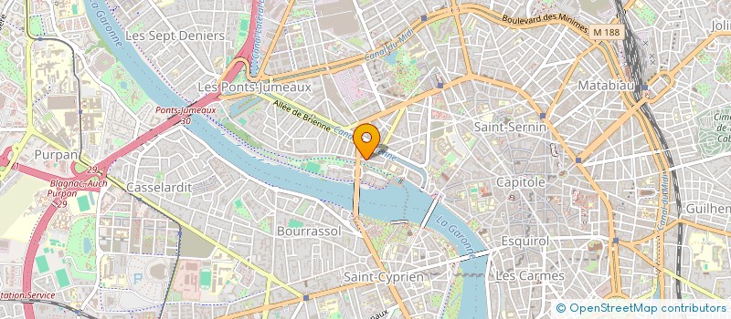 localisation de l'entreprise MONSIEUR CEDRIC CONSOLA à TOULOUSE