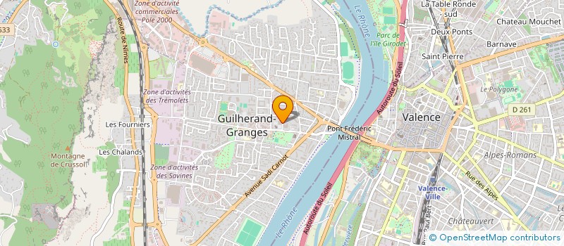 localisation de l'entreprise MONSIEUR CEDRIC CONTE  GUILHERAND GRANGES