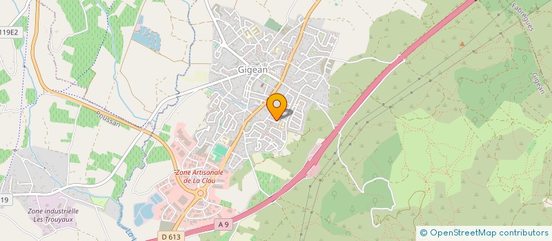 localisation de l'entreprise MONSIEUR CEDRIC CONTE  GIGEAN