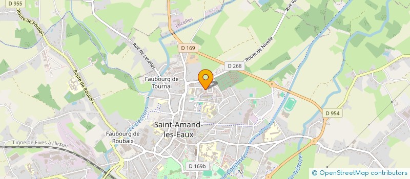 localisation de l'entreprise MONSIEUR CEDRIC COPIN  ST AMAND-LES-EAUX