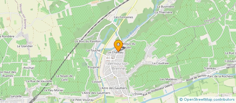 localisation de l'entreprise MONSIEUR CEDRIC CORDRIE à VOUVRAY
