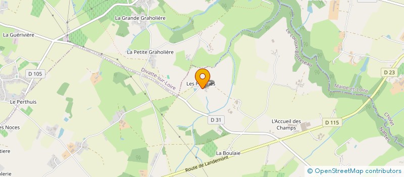 localisation de l'entreprise MONSIEUR CEDRIC CORITON à LE LOROUX-BOTTEREAU