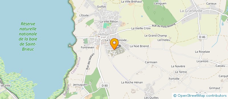 localisation de l'entreprise MONSIEUR CEDRIC CORNET à HILLION