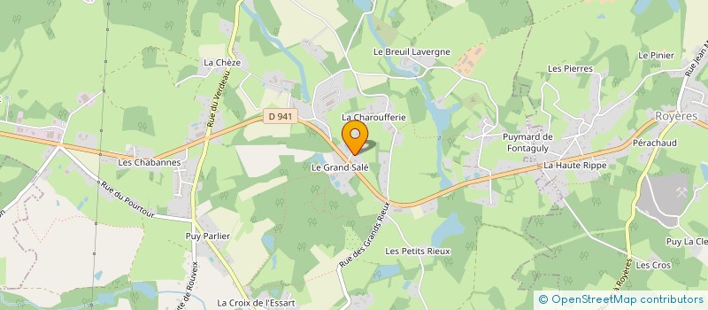 localisation de l'entreprise MONSIEUR CEDRIC CORONADO  SAINT-JUST-LE-MARTEL