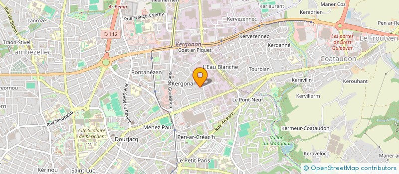 localisation de l'entreprise MONSIEUR CEDRIC CORRE à BREST