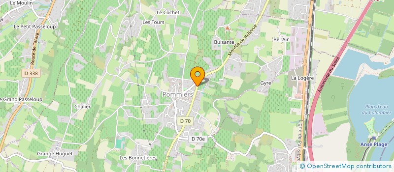 localisation de l'entreprise MONSIEUR CEDRIC CORRE  POMMIERS