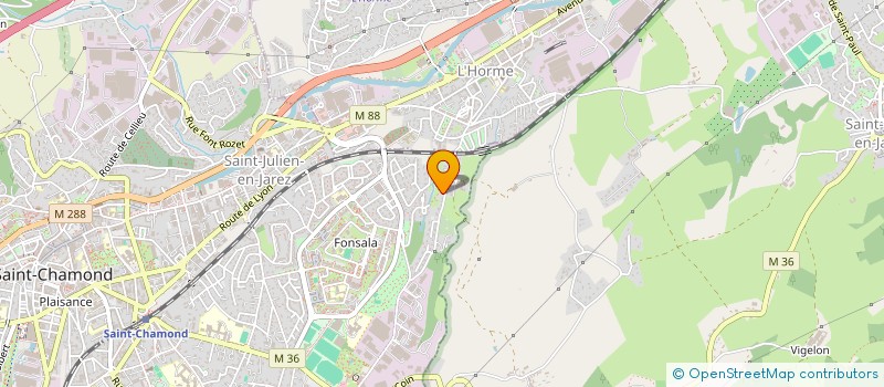 localisation de l'entreprise MONSIEUR CEDRIC CORTIAL à SAINT-CHAMOND