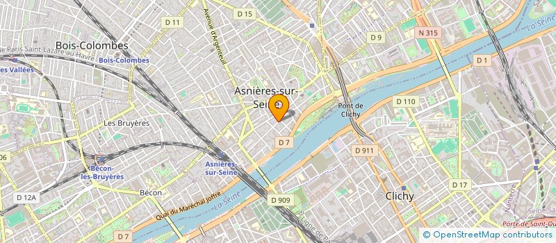 localisation de l'entreprise MONSIEUR CEDRIC COSSEC  ASNIERES-SUR-SEINE