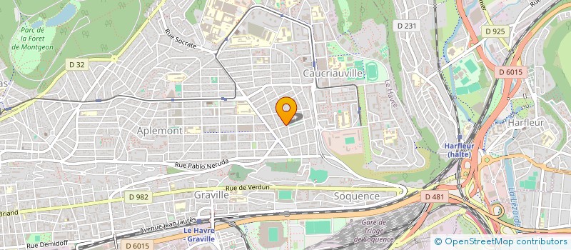 localisation de l'entreprise MONSIEUR CEDRIC COSSON à LE HAVRE