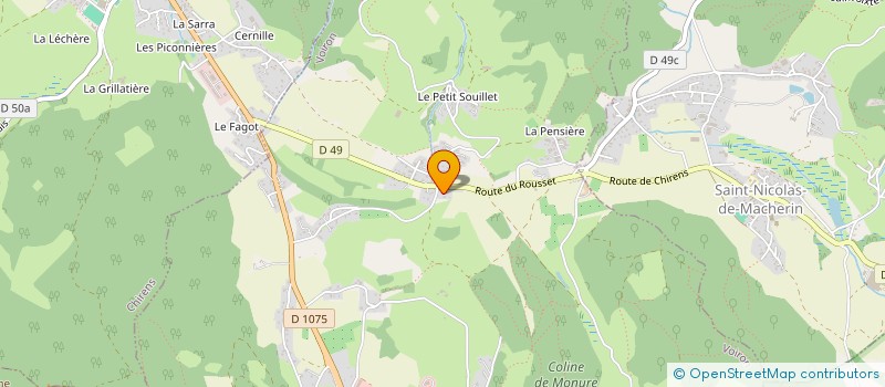 localisation de l'entreprise MONSIEUR CEDRIC COSTA à VOIRON