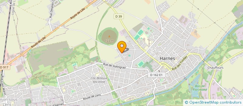 localisation de l'entreprise MONSIEUR CEDRIC COSYN  HARNES