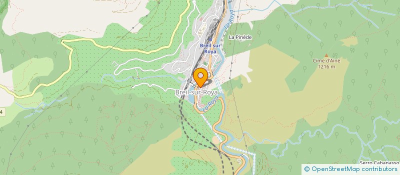 localisation de l'entreprise MONSIEUR CEDRIC COTTALORDA  BREIL-SUR-ROYA