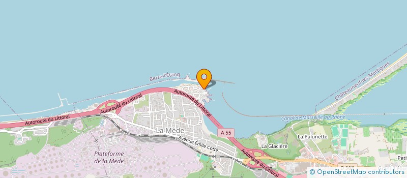 localisation de l'entreprise MONSIEUR CEDRIC COURTADE  CHATEAUNEUF-LES-MARTIGUES