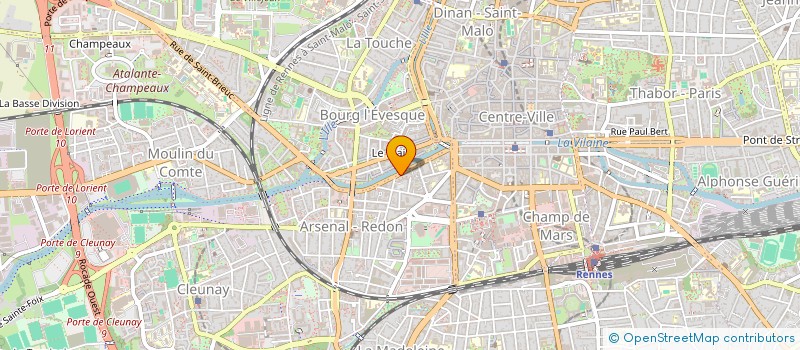 localisation de l'entreprise MONSIEUR CEDRIC COURTOUX  RENNES