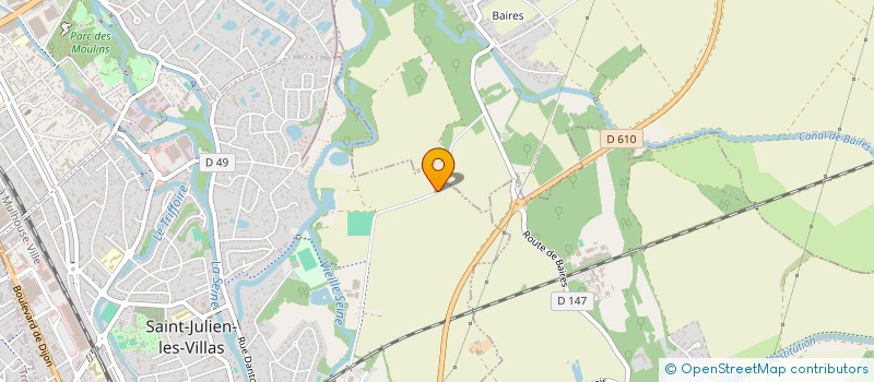 localisation de l'entreprise MONSIEUR CEDRIC COUSANTIEN  SAINT-JULIEN-LES-VILLAS