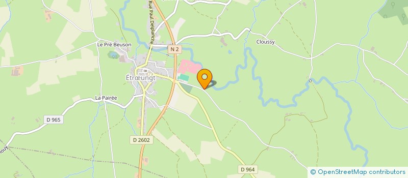 localisation de l'entreprise MONSIEUR CEDRIC COUSIN  ETRUNGT