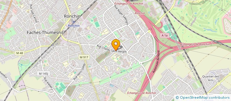 localisation de l'entreprise MONSIEUR CEDRIC COUSIN  RONCHIN