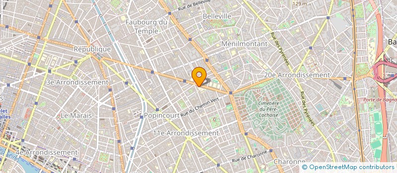 localisation de l'entreprise MONSIEUR CEDRIC COUTURE  PARIS