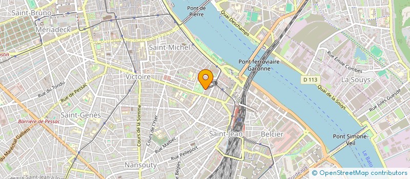 localisation de l'entreprise MONSIEUR CEDRIC COUTURIER  BORDEAUX