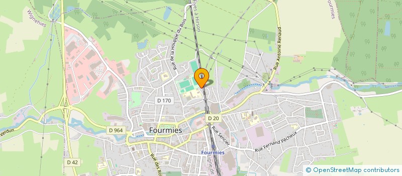 localisation de l'entreprise MONSIEUR CEDRIC COVIN  FOURMIES