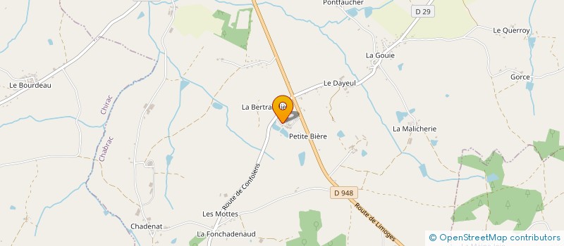 localisation de l'entreprise MONSIEUR CEDRIC CREMONT à CHABRAC