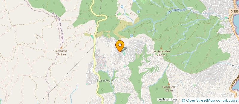 localisation de l'entreprise MONSIEUR CEDRIC CRIADO  ROQUEBRUNE-SUR-ARGENS