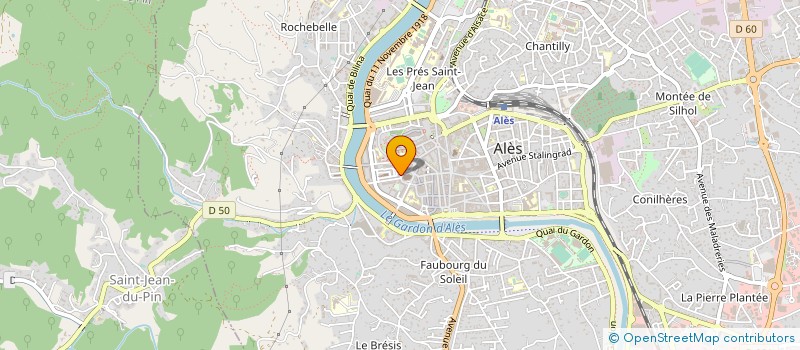 localisation de l'entreprise MONSIEUR CEDRIC CROIX  ALES