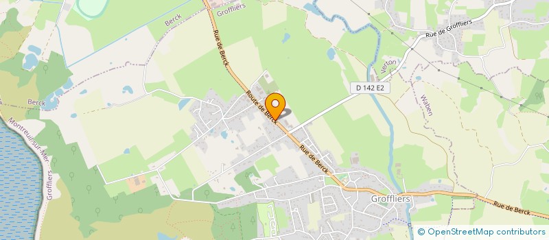 localisation de l'entreprise MONSIEUR CEDRIC CRONIE  GROFFLIERS