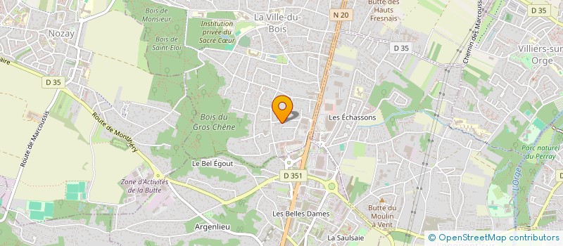 localisation de l'entreprise MONSIEUR CEDRIC CROUZILLES  LA VILLE-DU-BOIS