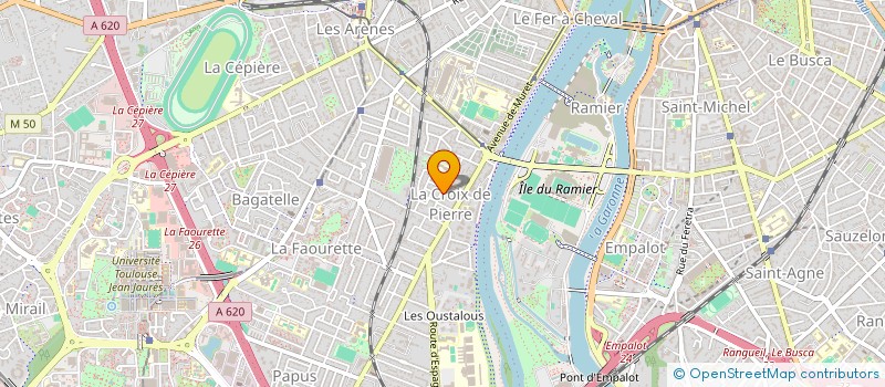 localisation de l'entreprise MONSIEUR CEDRIC CUBIZOLLE à TOULOUSE