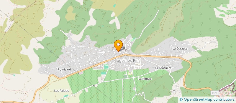 localisation de l'entreprise MONSIEUR CEDRIC CUGUILLERE  CUGES-LES-PINS