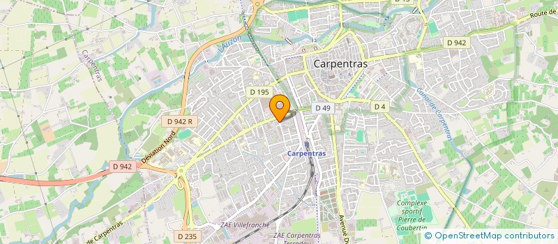 localisation de l'entreprise MONSIEUR CEDRIC D'ANCONA  CARPENTRAS