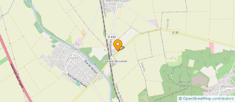 localisation de l'entreprise MONSIEUR CEDRIC DA SILVA  LOIVRE