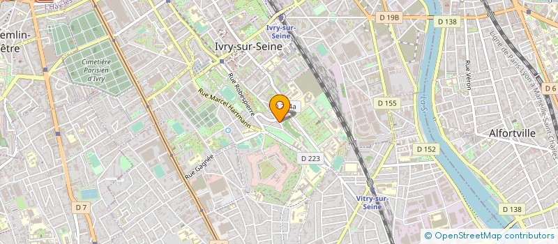 localisation de l'entreprise MONSIEUR CEDRIC DAGNET  IVRY-SUR-SEINE