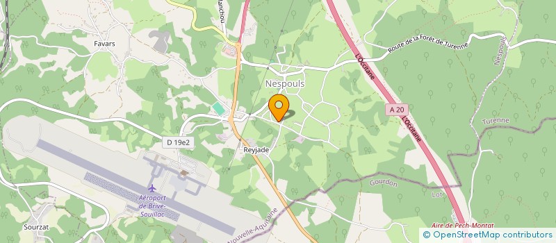 localisation de l'entreprise MONSIEUR CEDRIC DAL  NESPOULS