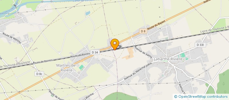 localisation de l'entreprise MONSIEUR CEDRIC DAL POS  LABARTHE-RIVIERE