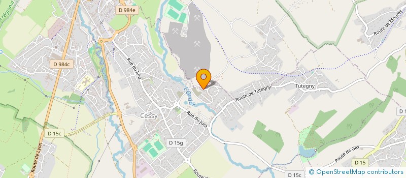 localisation de l'entreprise MONSIEUR CEDRIC DALLIERE  CESSY