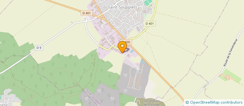 localisation de l'entreprise MONSIEUR CEDRIC DANCOISNE  SAINT-SOUPPLETS