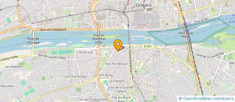 localisation de l'entreprise MONSIEUR CEDRIC DANGLADES à ORLEANS