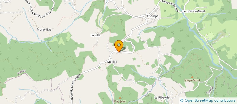 localisation de l'entreprise MONSIEUR CEDRIC DANIEL à SUSSAC