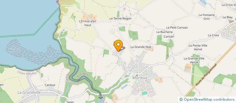 localisation de l'entreprise MONSIEUR CEDRIC DANIEL  LAMBALLE-ARMOR